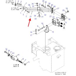 07097-01012 шланг KOMATSU...